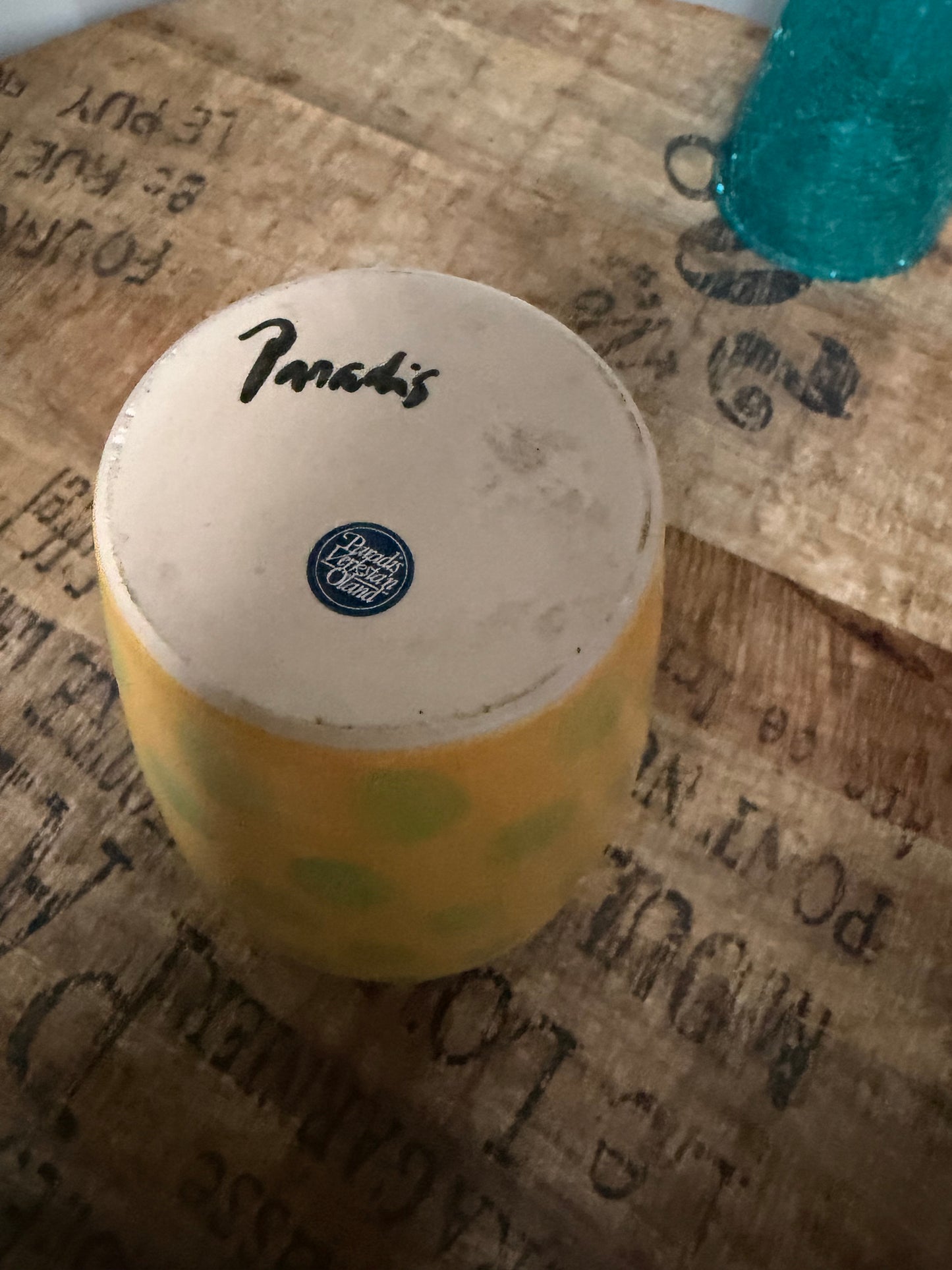 Paradis Keramik Laholm – colorful handmade vase, retro design Paradis Keramik Laholm – färgglad handgjord vas, retro design