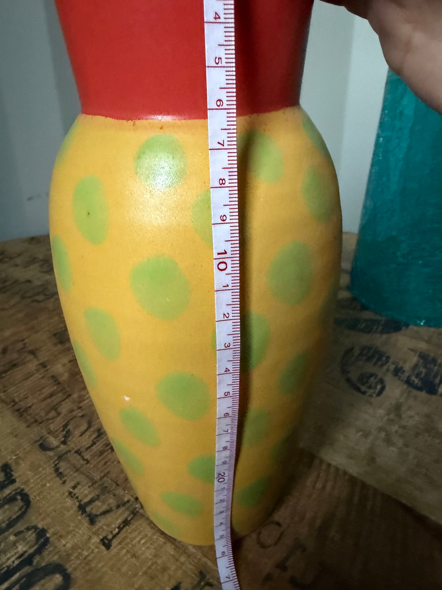 Paradis Keramik Laholm – colorful handmade vase, retro design Paradis Keramik Laholm – färgglad handgjord vas, retro design