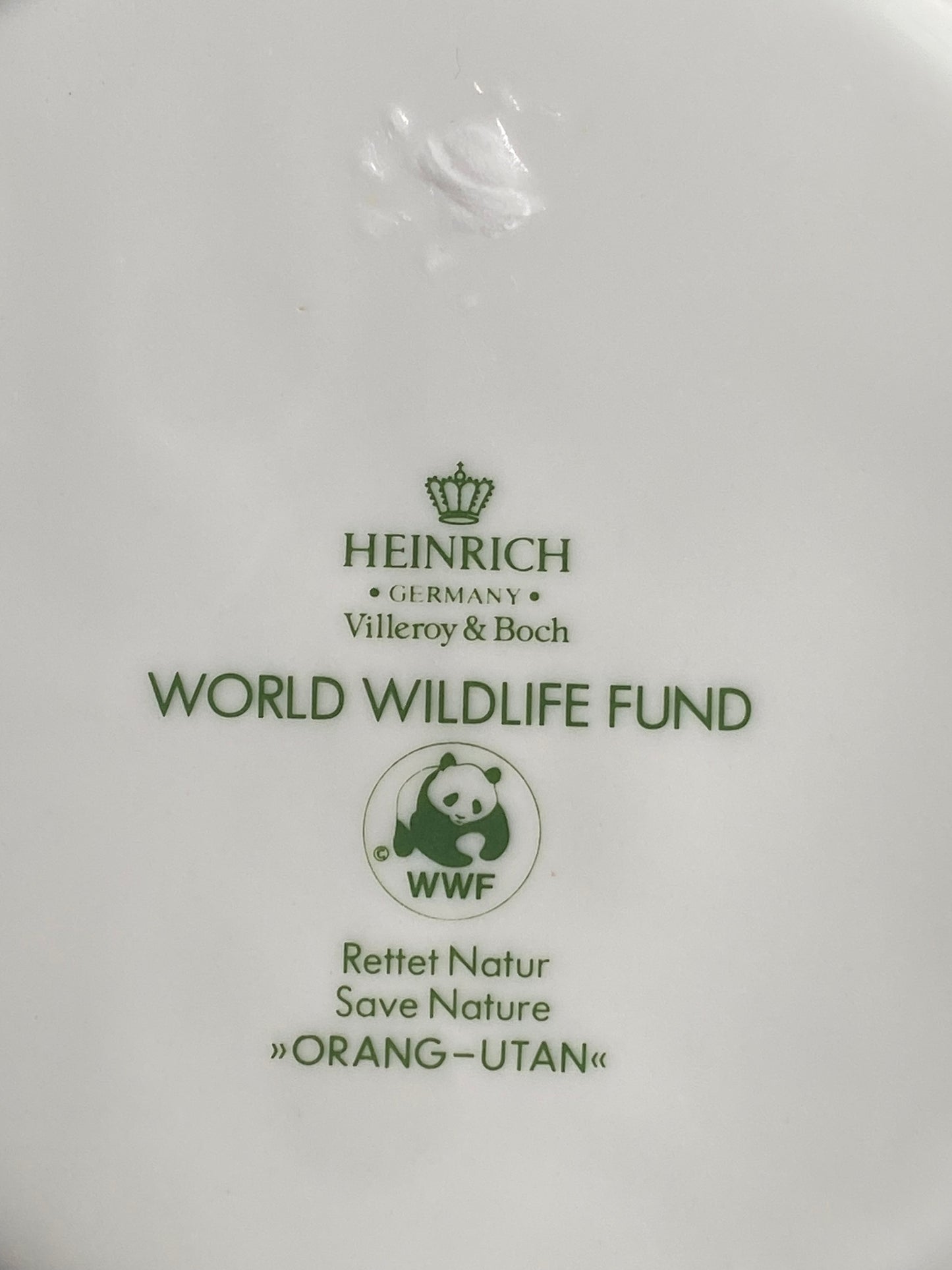 Unikt set med samlartallrikar – Heinrich Germany Villeroy & Boch WWF Editio