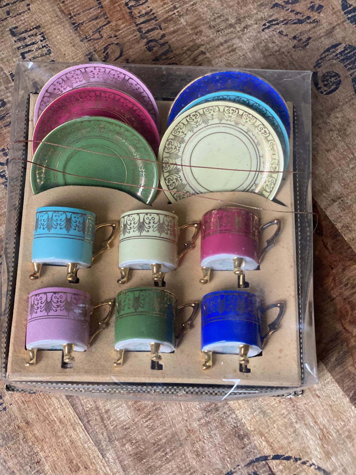 Winterling Bavaria -Vintage espressoset (6koppar,6 fat)