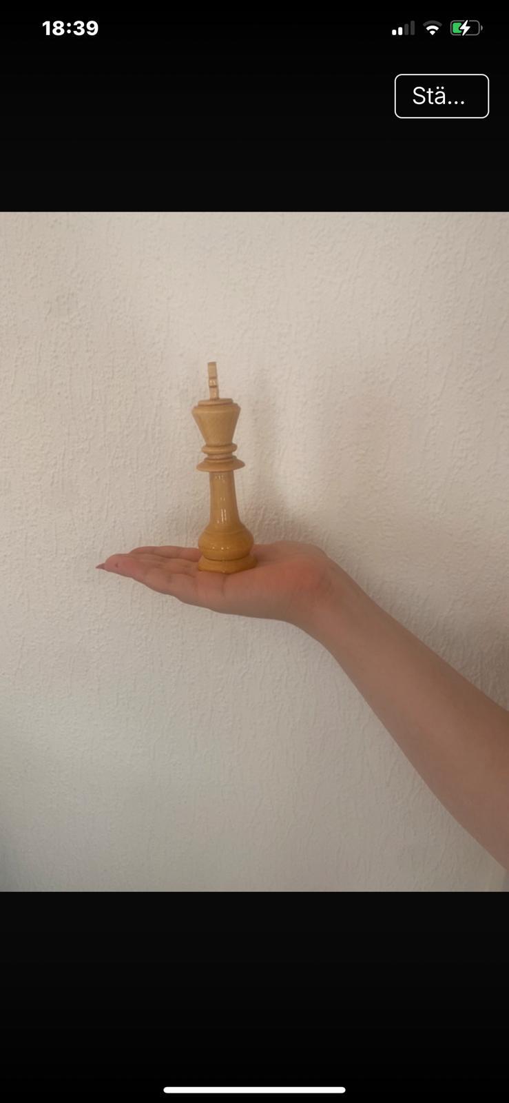 vintage Schackspel i trä elegant och unikt
